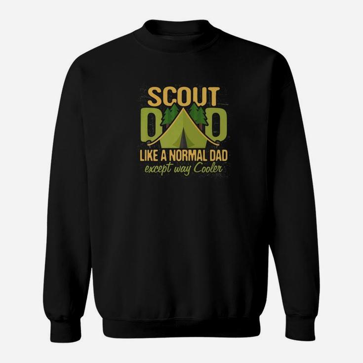 Scout Dad Cub Leader Boy Camping Scouting Gift Men Sweatshirt