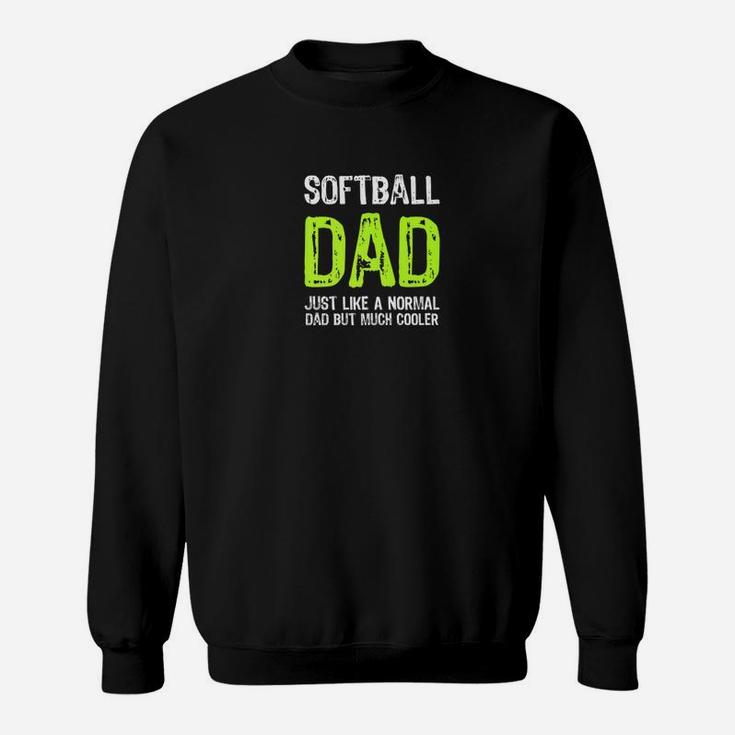 Softball Dad But Much Cooler Enthusiast Hobbyist Sweatshirt