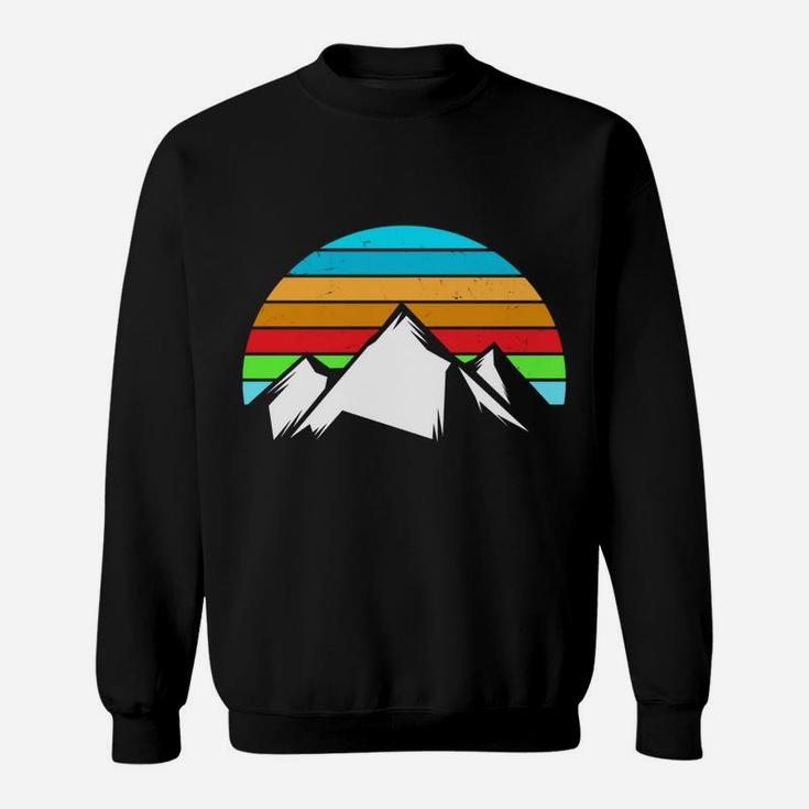 St George Utah Retro Circle Mountain Graphics Sweatshirt