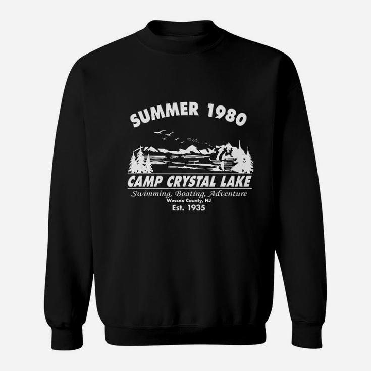 Summer 1980 Men Funny Graphic Camping Vintage Cool 80s Novelty Sweatshirt