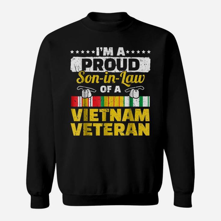 Vietnam Veteran Shirts Proud Son-In-Law Tees Men Boys Gifts Sweatshirt