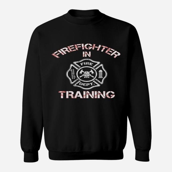 Vintage Firefighter In Training Fire Department Sweatshirt