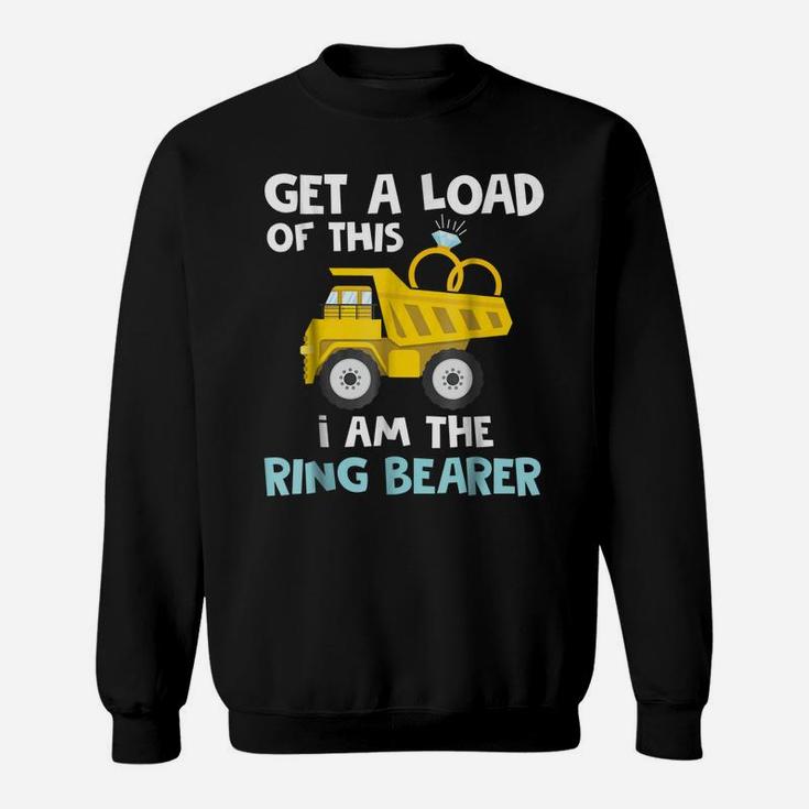 Wedding Shirts Ring Bearer Funny Truck Shirts Boys Men Gifts Sweatshirt