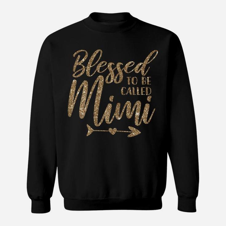 Womens Blessed To Be Called Mimi Christmas 2019 Edition Sweatshirt