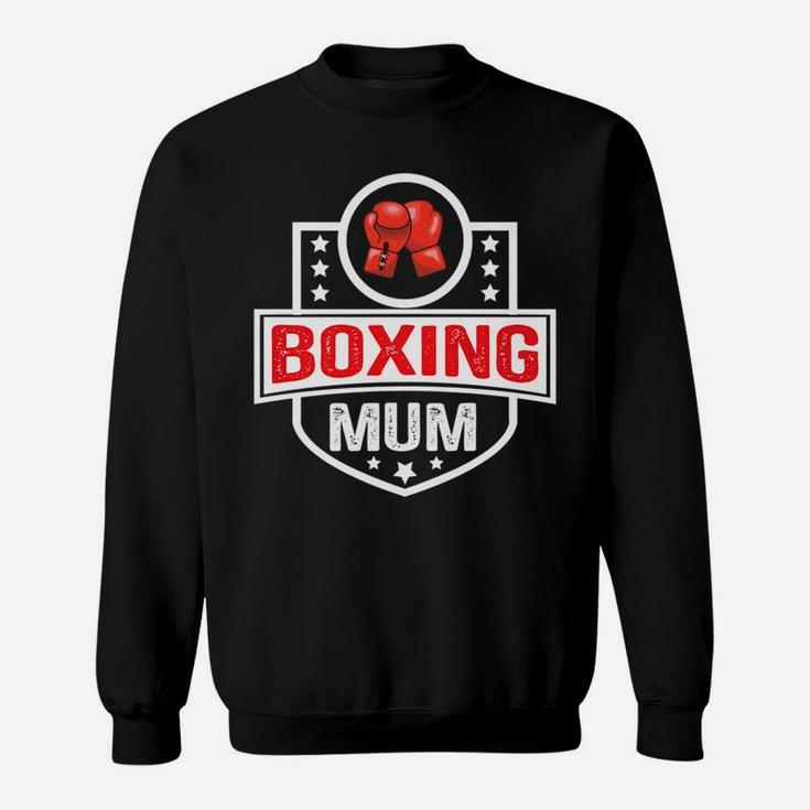 Womens Boxing Gloves Tee Boxing Mum Gift Sweatshirt