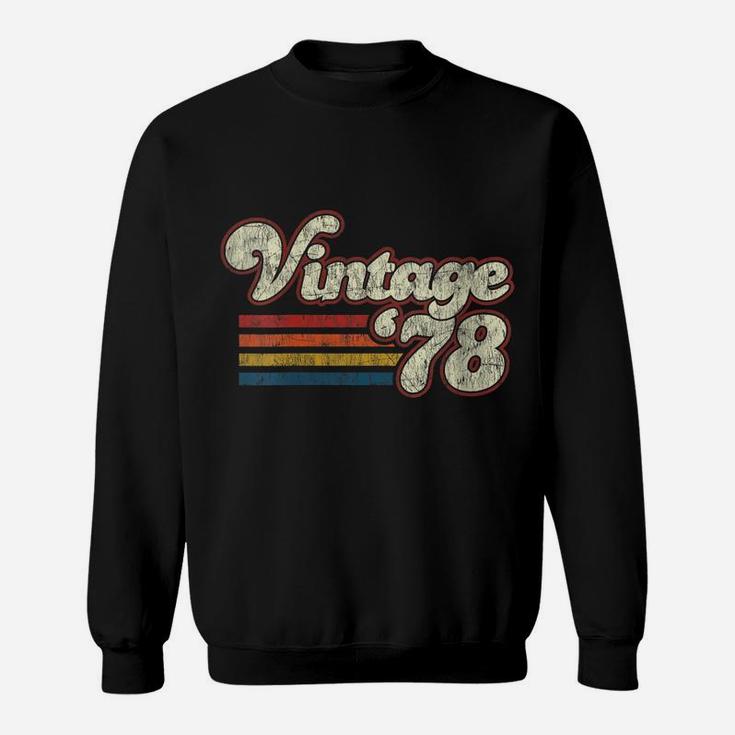 Womens Retro Vintage 1978 41St Birthday Top Sweatshirt