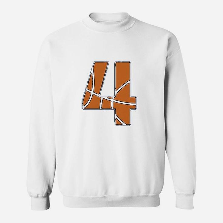 Basketball 4th Birthday Gift For Four Year Old Sweatshirt