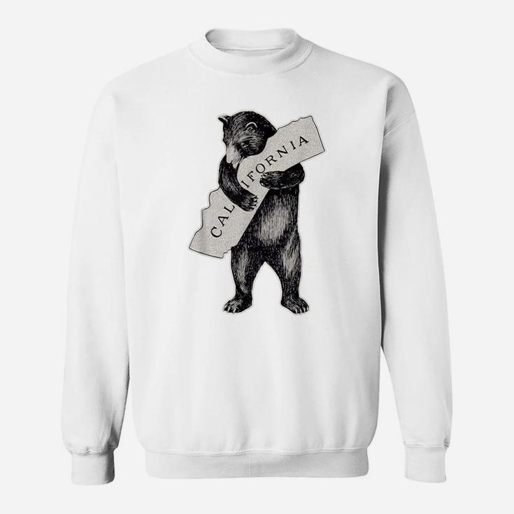 Bear Hug I Love California Shirt Art-Retro Vintage Cali Bear Sweatshirt
