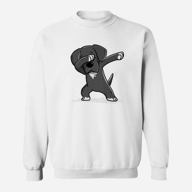 Dabbing Great Dane Dab Dance Funny Dog Gift Premium Sweatshirt