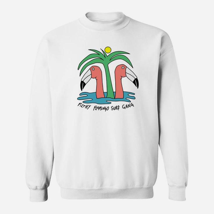 Filthy Flamingo Surf Gang Shirt, T Shirt, Tee Sweatshirt