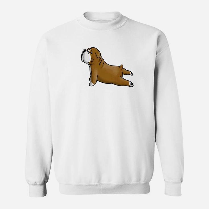 Funny English Bulldog Yoga Cute Dog Gift Tee Sweatshirt