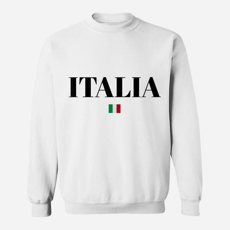Italia Flag Italy | Men Woman Kids | White Italian Sweatshirt