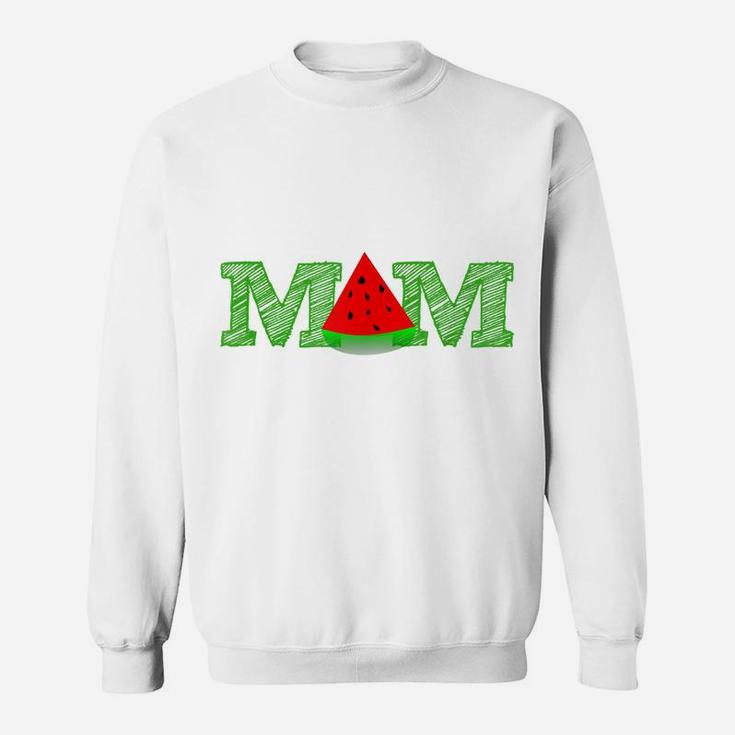 Mom Watermelon Funny Summer Fruit  Mother Day Sweatshirt