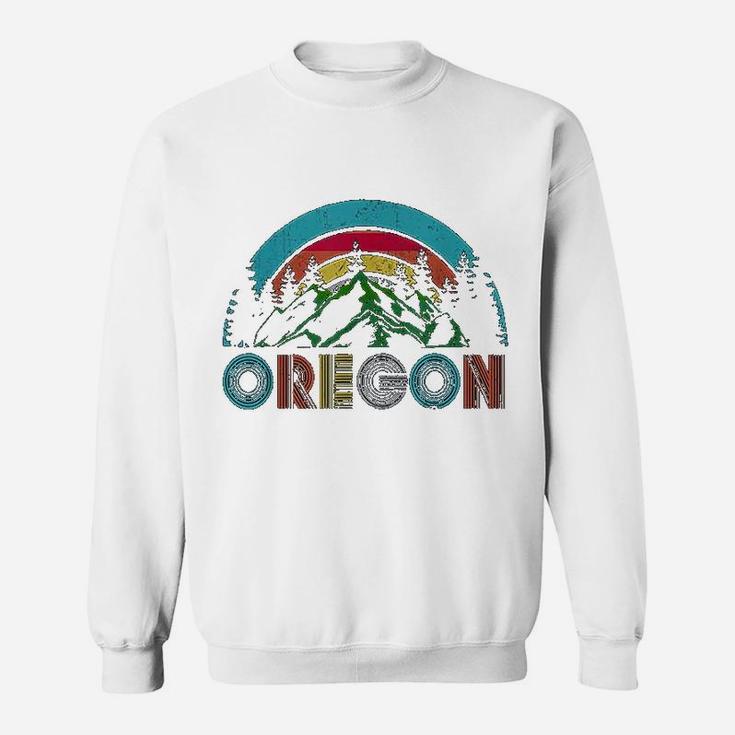 Oregon Mountains Outdoor Camping Hiking Gift Sweatshirt