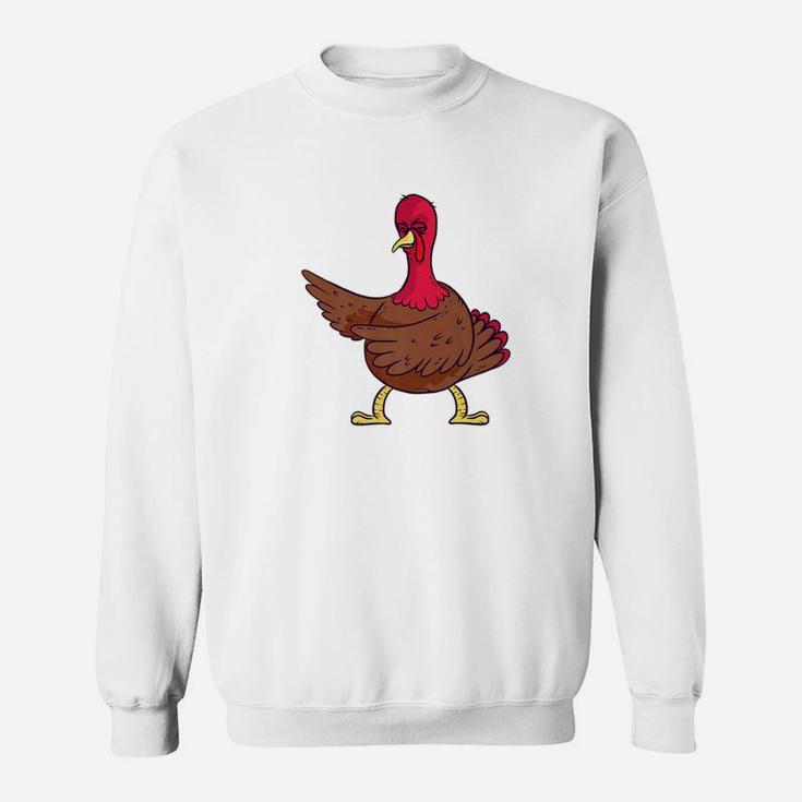 Thanksgiving Turkey Floss Dance Turkey Gif Sweatshirt