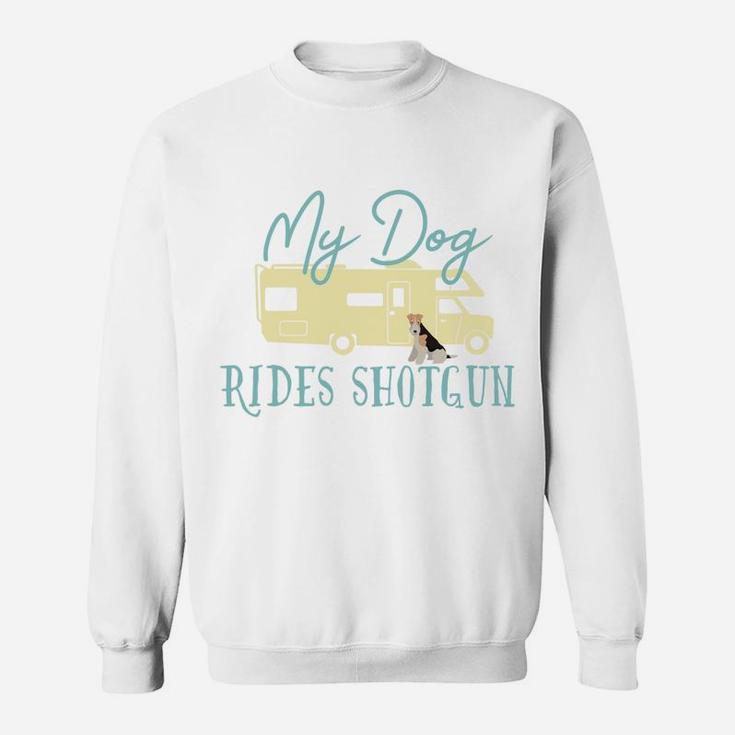 Wire Haired Fox Terrier Dog Rv Funny Camping Sweatshirt