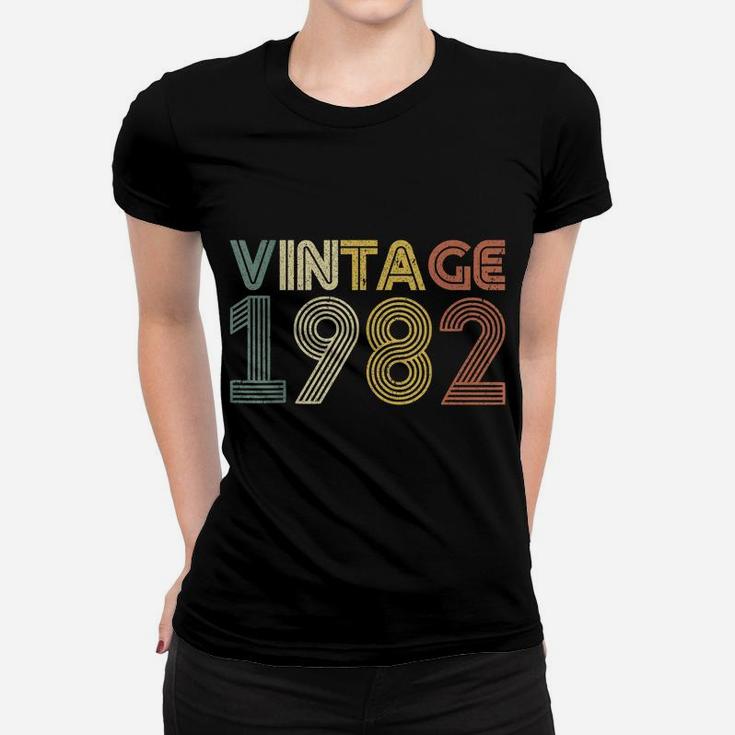 37Th Birthday T Shirt Gift Vintage 1982 Classic Men Women Women T-shirt