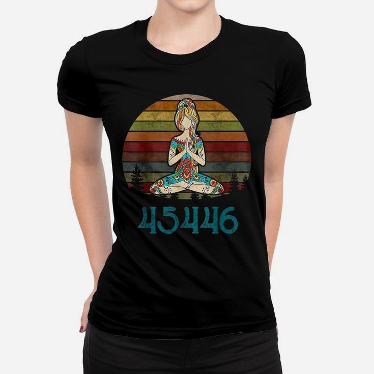 45446 Beige Af 45 Against 45 Yoga Namaste Women T-shirt