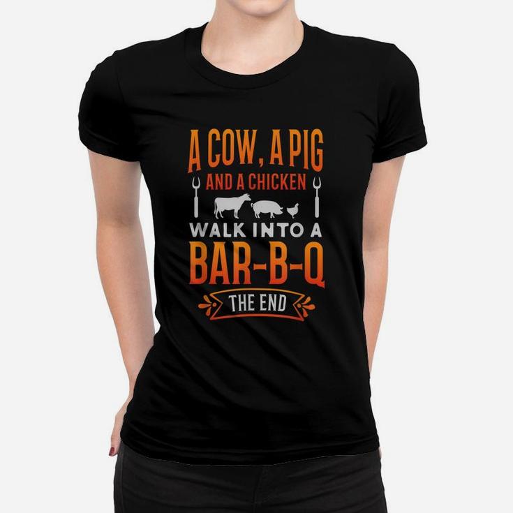 Barbecue BBQ Joke Gift For Grill Master Chef Women T-shirt