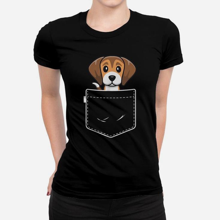 Beagle Dog In Pocket Tee Shirts Men Women Beagle Lover Gift Women T-shirt