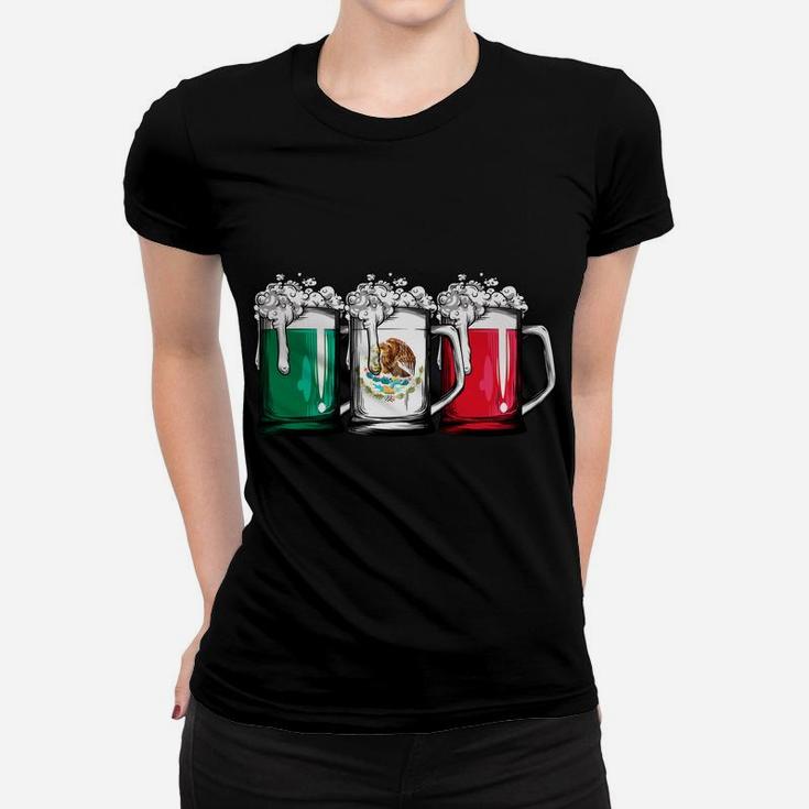 Beer Mexican Flag Mexico Cinco De Mayo Men Drinking Mug Sweatshirt Women T-shirt