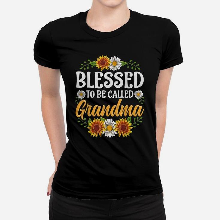 Blessed To Be Called Grandma Shirt Christmas Thanksgiving Women T-shirt