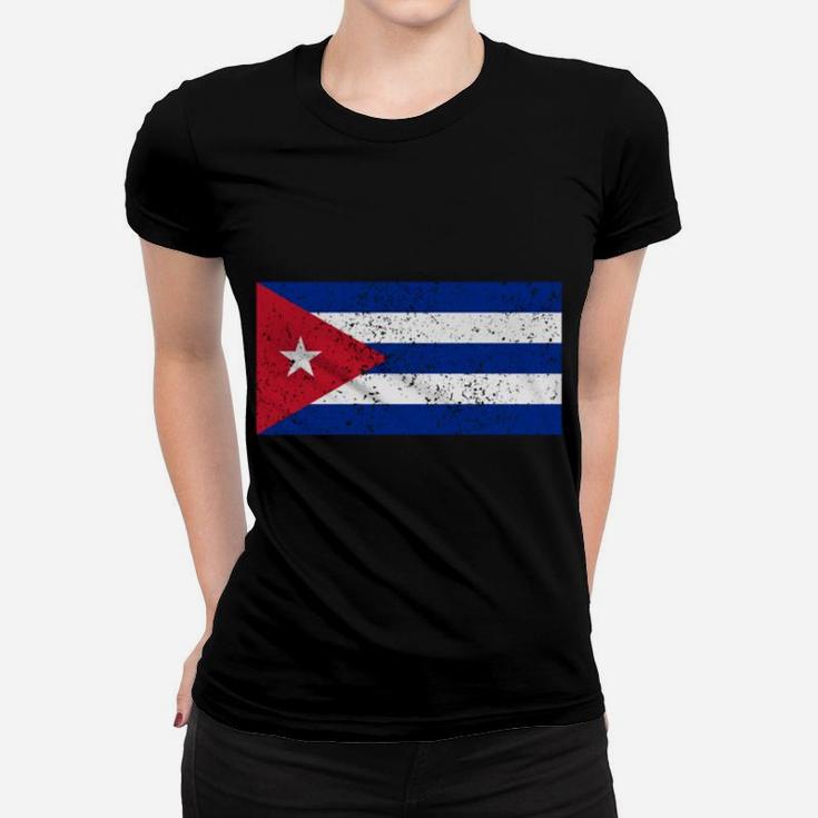 Cuba Est 1898 Cuban Flag Pride Vintage Cuba Sweatshirt Women T-shirt