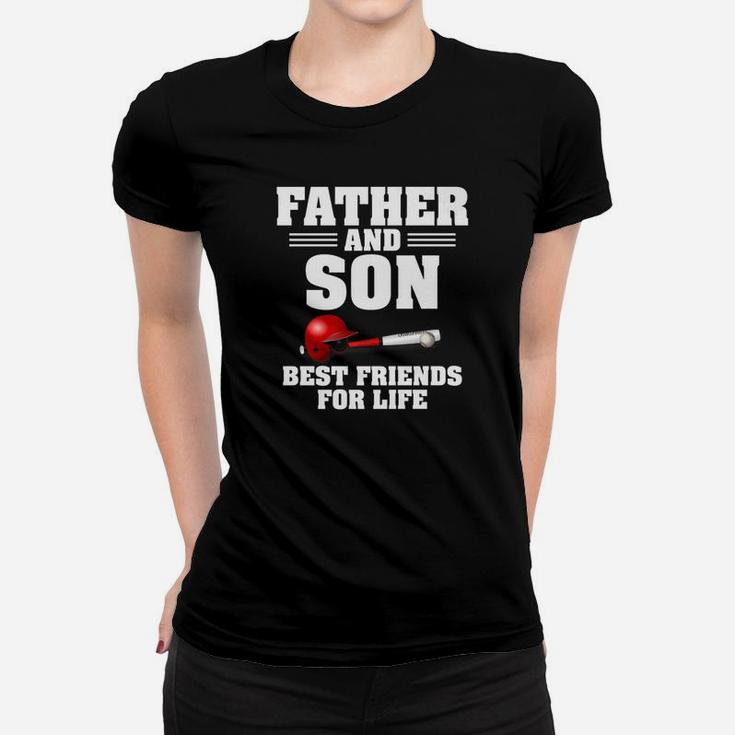 Dad Life Father Son Best Friends Baseball Men Gifts Women T-shirt
