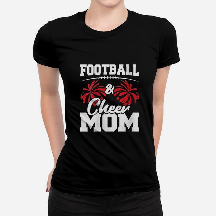 Football And Cheer Mom High School Sports Cheerleading Women T-shirt