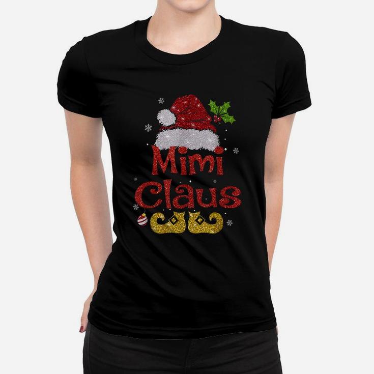 Funny Santa Mimi Claus Christmas Family Gifts Women T-shirt