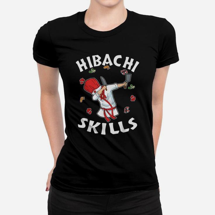 Hibachi Connoisseur Gifts Hibachi Chef Costume Hibachi Grill Women T-shirt