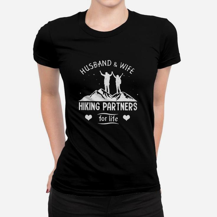 Husband And Wife Hiking Partners For Life Classic Women T-shirt