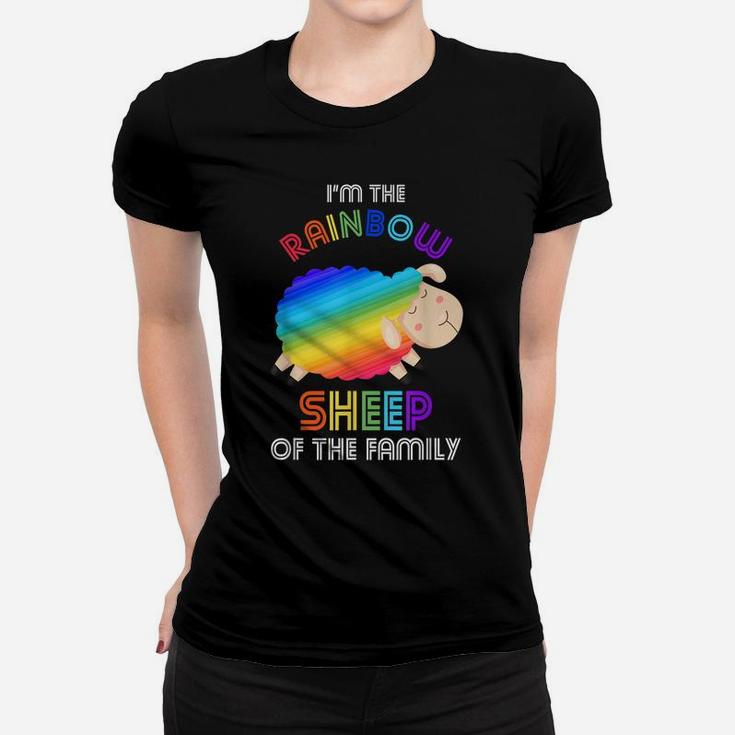 Im The Rainbow Sheep Of The Family Sheep Women T-shirt