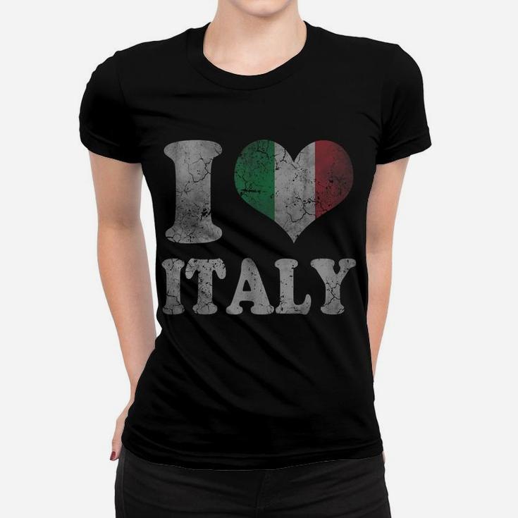 Italy Italian Flag Love Italia Italiano Women T-shirt