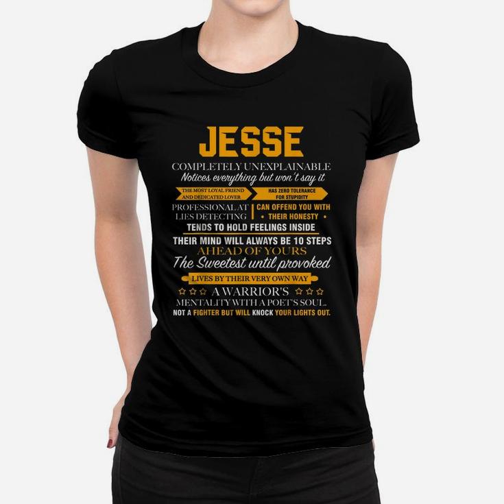 JESSE Completely Unexplainable FRONT PRINT Women T-shirt