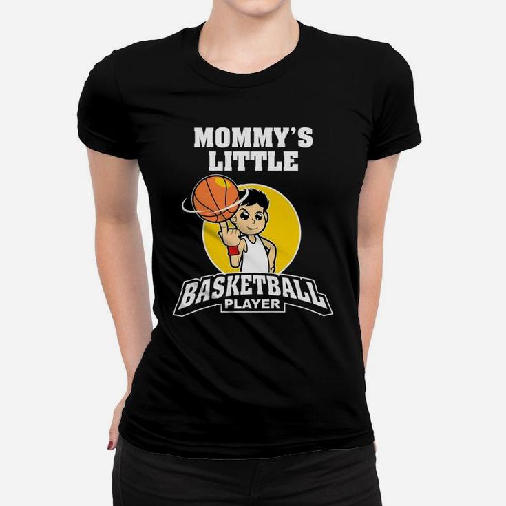 Kids Boys Mommys Little Basketball Player Tee Women T-shirt