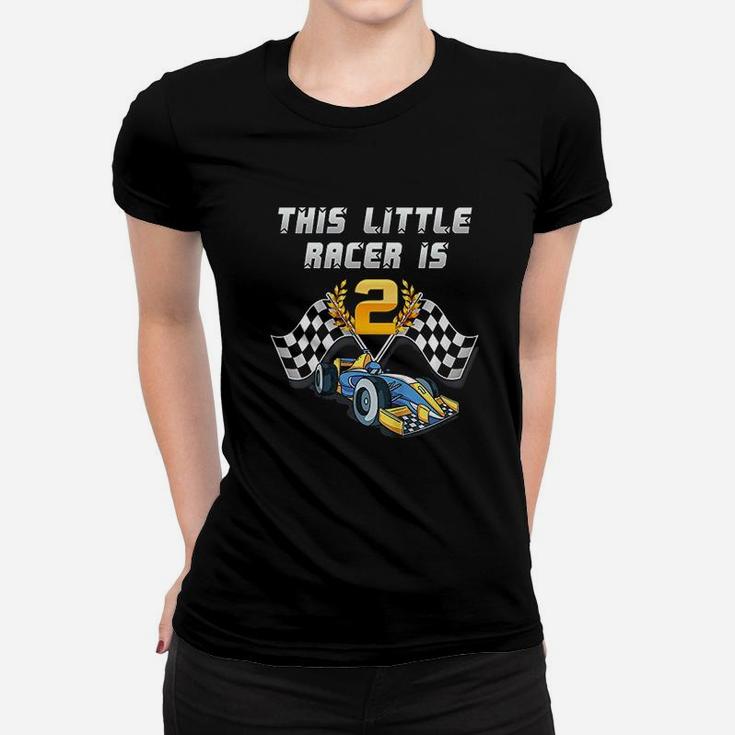 Kids Sports Car Racing Birthday Race Driver 2 Years Old Women T-shirt