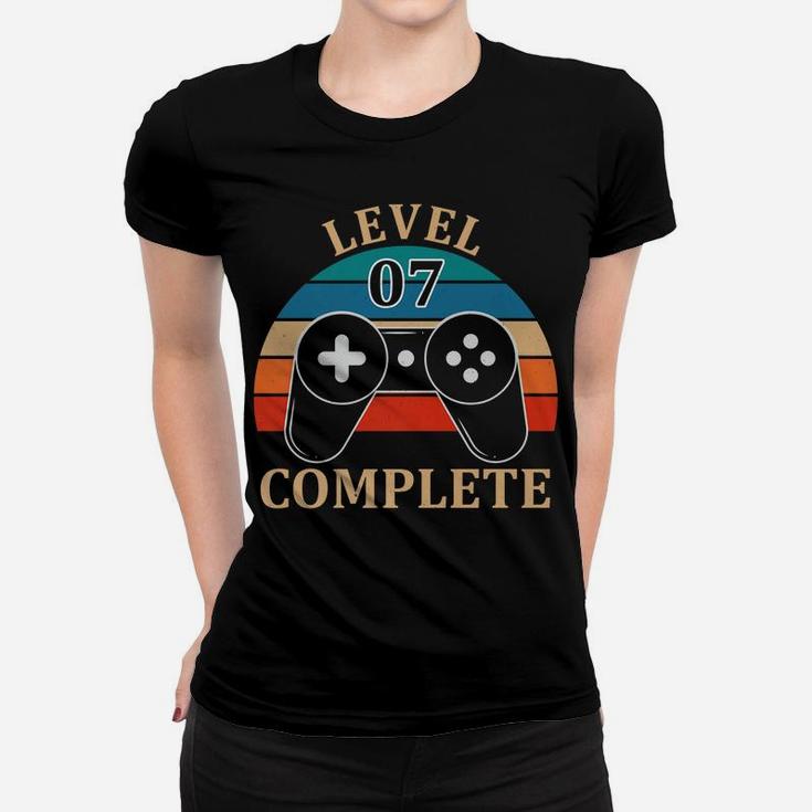 Level 7 Complete 7Th Wedding Anniversary Vintage Women T-shirt