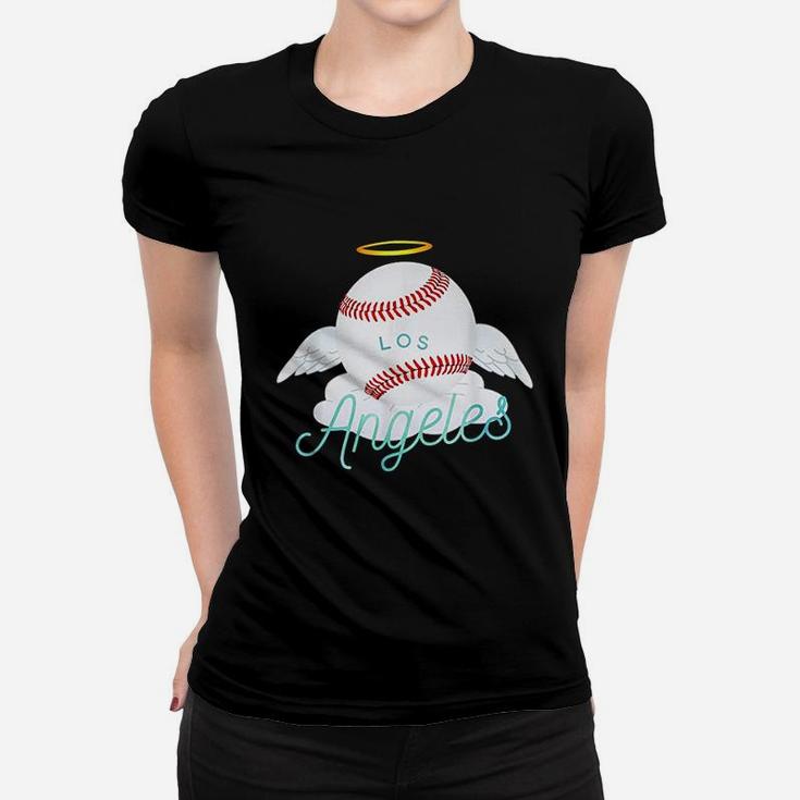 Los Angeles Ball Cool Baseball Team Design Women T-shirt