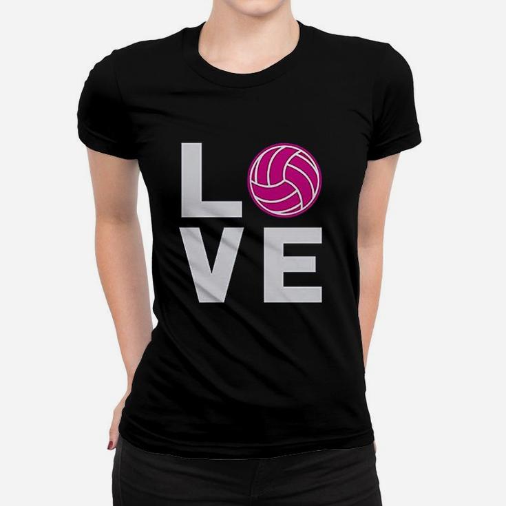 Love Volleyball Gift For Volleyball Lovers Players Women T-shirt