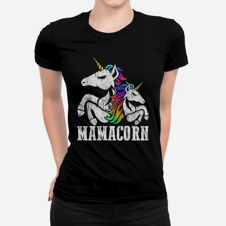 Mamacorn Unicorn Mom Baby Mommy Motherhood Christmas Gift Women T-shirt