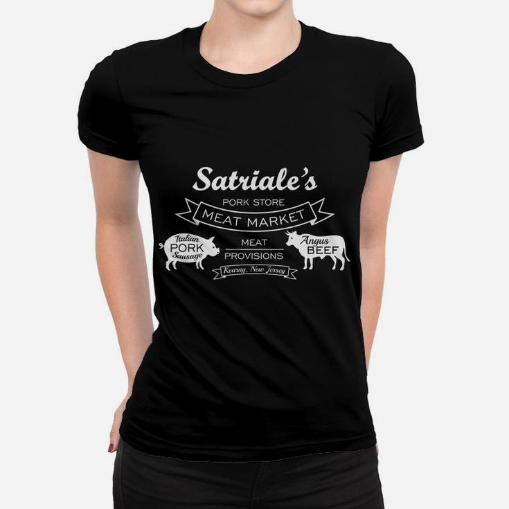 Meat Market Funny Meat Pork Store Satriales Gift Women T-shirt
