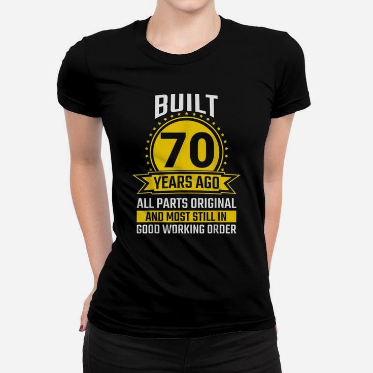 Mens 70Th Birthday Gifts 70 Years All Parts Original Vintage Gift Women T-shirt