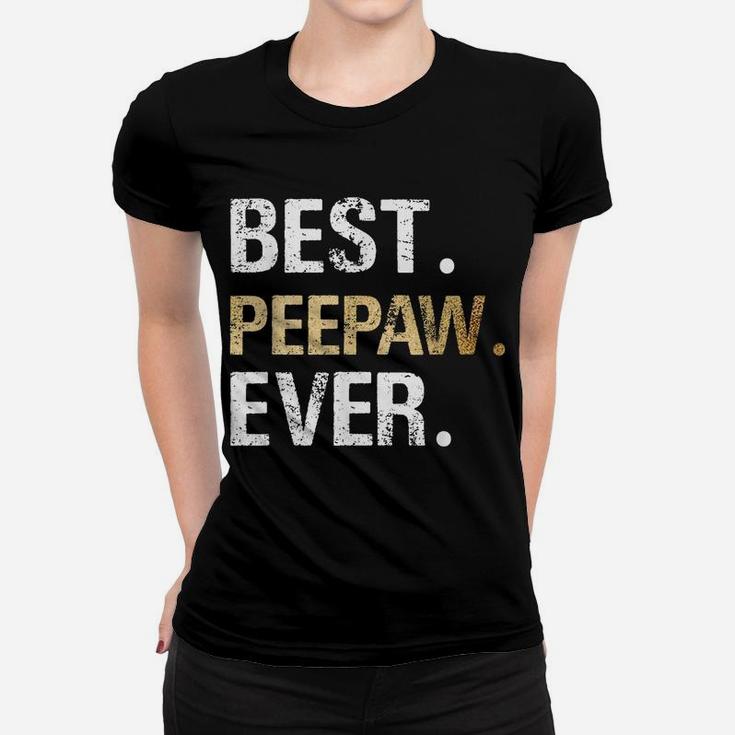 Mens Best Peepaw Graphic Peepaw Gift From Granddaughter Grandson Women T-shirt