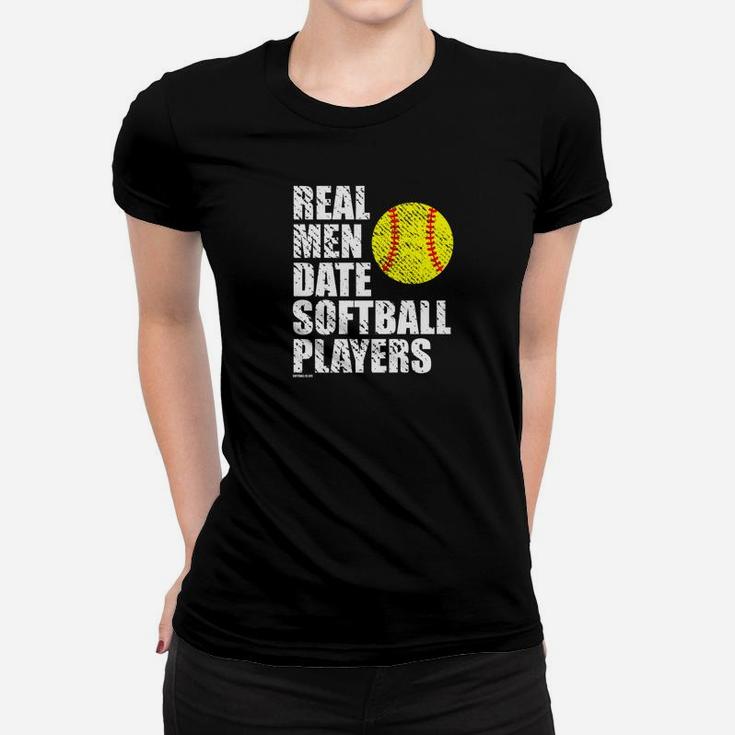 Mens Funny Softball Cool Gift For Husband Boyfriend Women T-shirt
