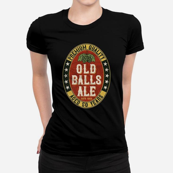 Mens Over The Hill 50 Old Balls Club For Beer Lover Women T-shirt