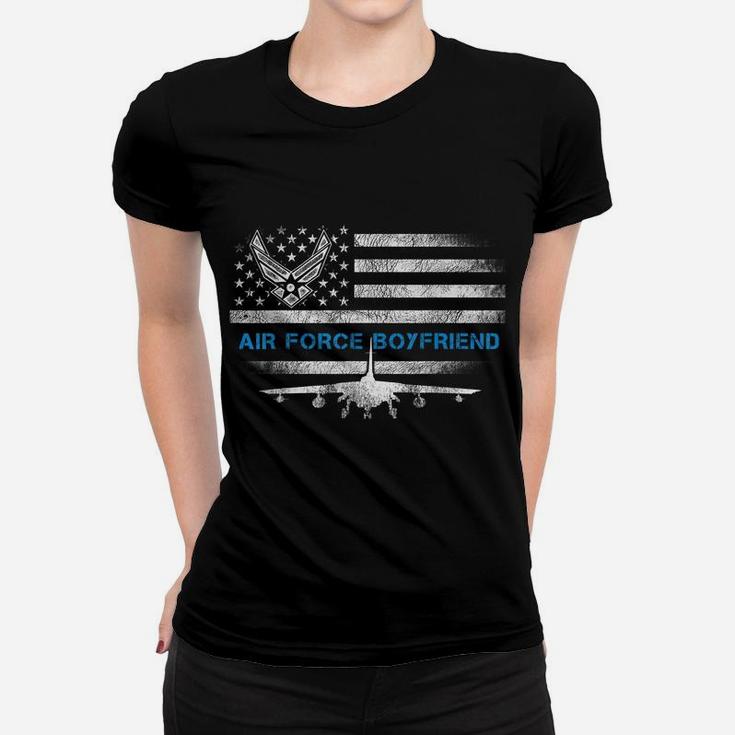 Proud Air Force Boyfriend Shirt Veteran Flag Gift For Mens Women T-shirt