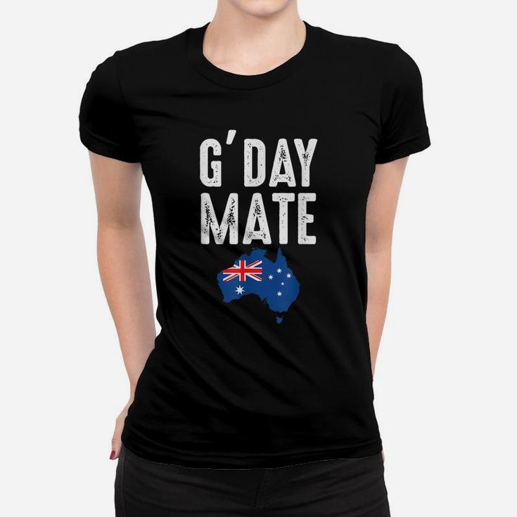 Proud Australian Australia Aussie G'day Mate Australian Flag Women T-shirt