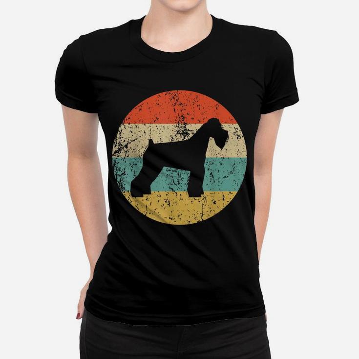 Schnauzer Shirt - Vintage Retro Schnauzer Dog Women T-shirt