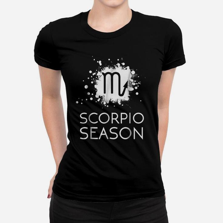 Scorpio Season Zodiac Sign Horoscope T Shirt Women T-shirt